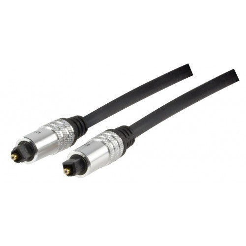 Câble Audio Toslink Optique , 1.5m Noir-HQ