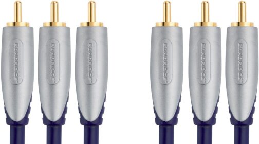 Câble vidéo RCA composant (YPbPr) 3 m 3 x RCA -Bandridge SVL3303 c