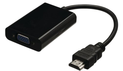 Câble HDMI vers VGA Display Port Mâle - VGA Femelle 0.20 m Noir