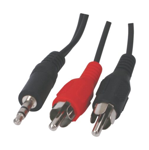 Câble audio de base 3,5 mm mannelijk - 2x RCA mannelijk 2,50 m