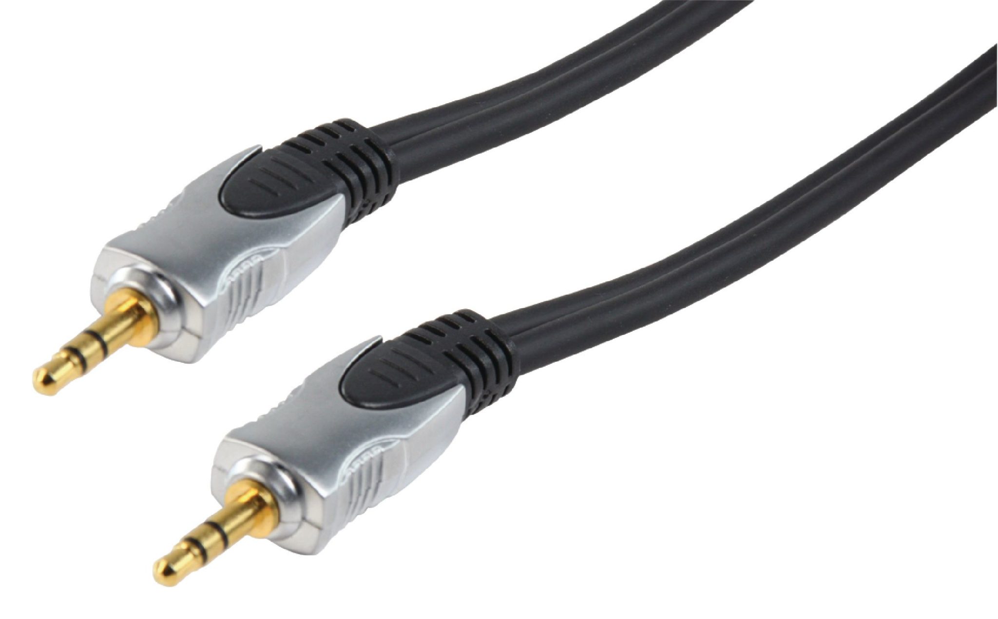 Câble Audio Premium InLine 99950P - 3,5 Mm Stéréo Mâle/mâle - Longueur 10 M - Contacts Dorés, Blindage - Pour Connexion Hi-Fi, Home Cinéma, PC
