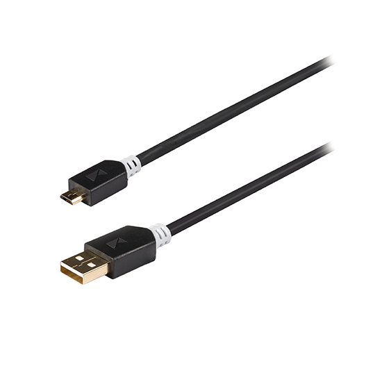 Câble USB 2.0 AM - MBM USB A Mâle - Micro B mâle Ronde 3.00 m