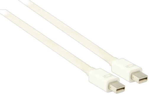 Cable Mini DisplayPort mâle - Mini DisplayPort mâle 1.00 m blanc