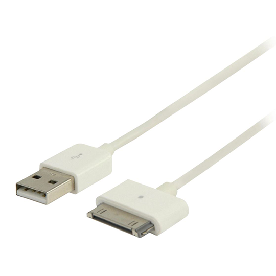 câble apple Valueline USB 2.0/30-pin, 1m USB pour ipad, iphone