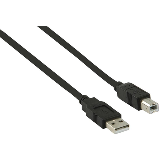 Cable USB 2.0 Câble USB A Male - USB-B Male Autour de 5.0 m Noir