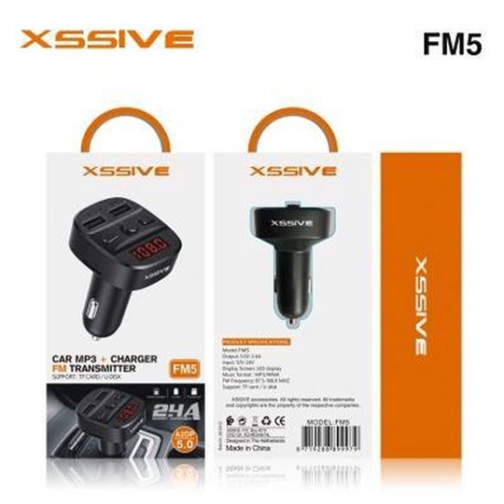 XSSIVE VOITURE MP3 CHARGEUR FM TRANSMETTEUR Bluetooth